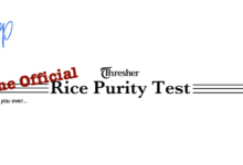 The Official Rice Purity Test