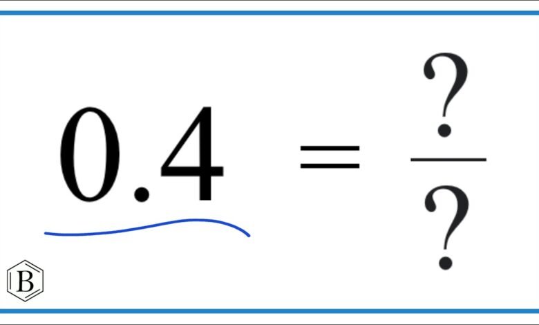 0.4 as a fraction