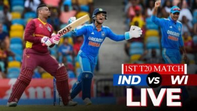 west indies cricket team vs india national cricket team timeline