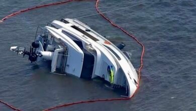 $8 million yacht capsizes near annapolis